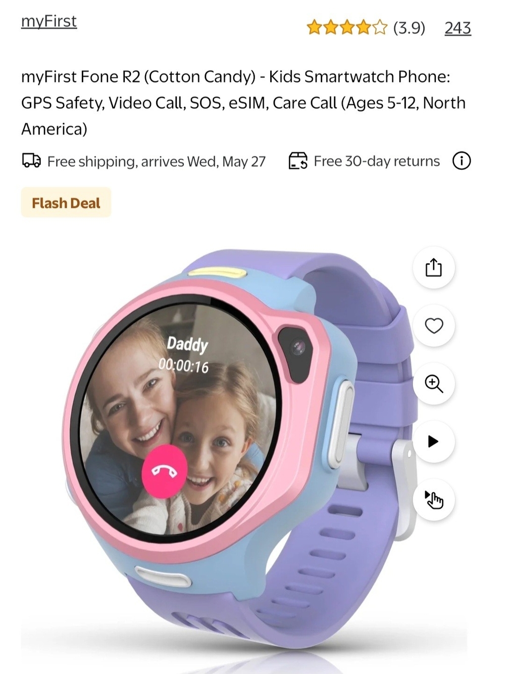 Ultimate Smartwatch Bundle - Purple and Pink Kids Watch - Picture 6 of 14